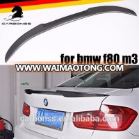 CARBON FIBER REAR TRUNK BOOT SPOILER WING LIP FOR BMW M SERIES F30 F80 2013+