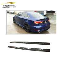 Carbon Fiber Side Skirts for Audi A3 S Line S3 Sedan 4Door 2014-2019