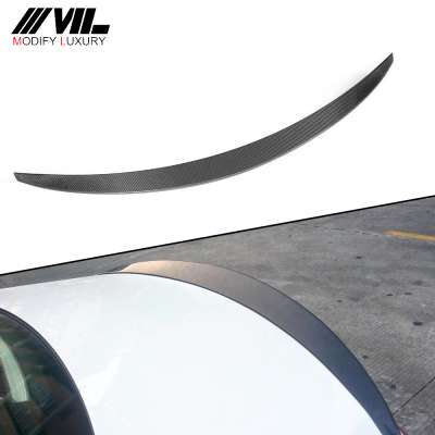 Carbon Fiber Rear Trunk lip Spoiler for Maserati Quattroporte QP Executive GT 4D 13-15