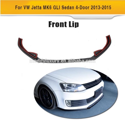 Unpainted Black Car Front Lip spoiler for VW Jetta MK6 GLI Sedan 4-Door 13-15