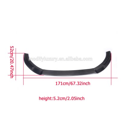 Carbon fiber Front Lip Spoiler for VW Golf MK7